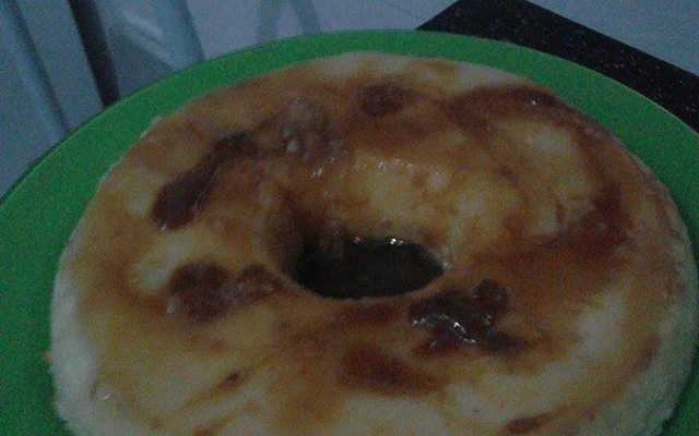 Pudim de leite com sintonia (castanha de caju com canela)