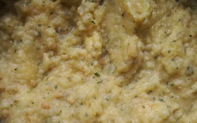 Purê de  batata doce