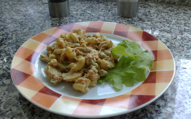 Salada  de  macarrão