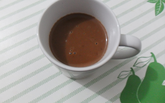Chocolate quente saboroso