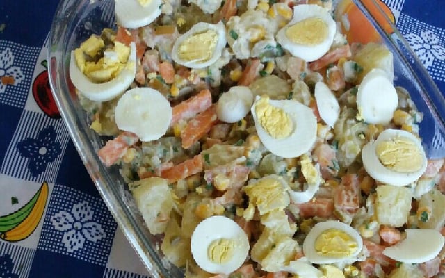 Salada de legumes diferente