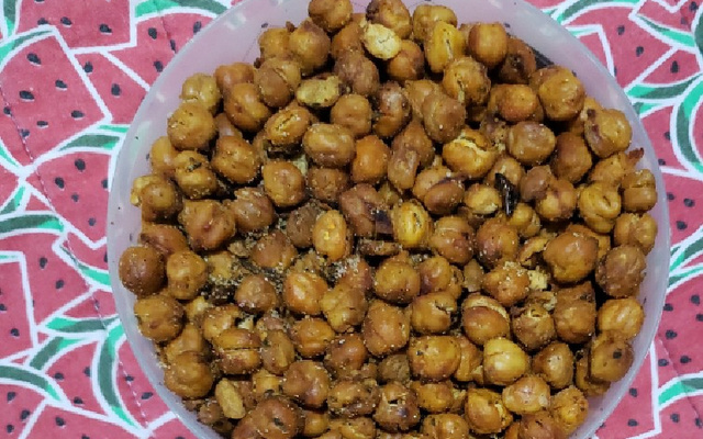 Snack de grão-de-bico