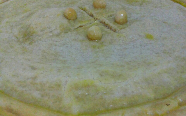 Torta de maçã verde