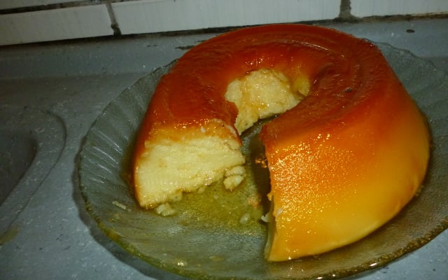 Pudim pratico de farinha de trigo