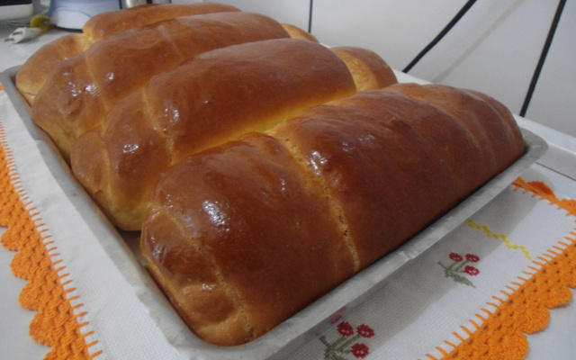 Pão caseiro da Cláudia