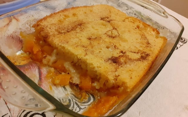 Torta de Pêssego de "Eu, a Patroa e as Crianças"