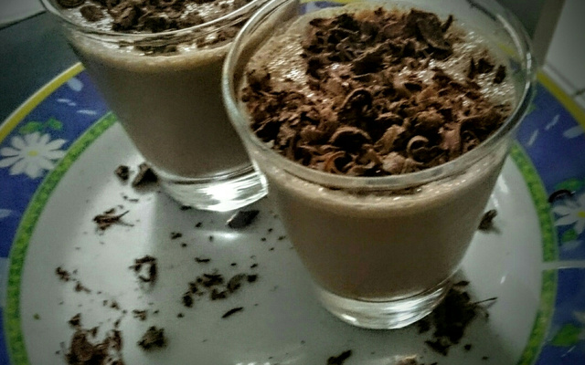 Batida de chocolate sensacional (amarula)