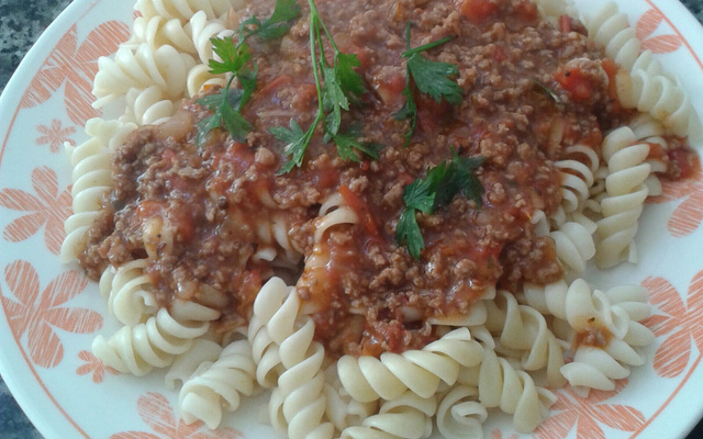 Fusilli à bolonhesa