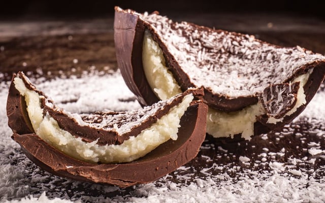 Ovo de páscoa trufado de beijinho