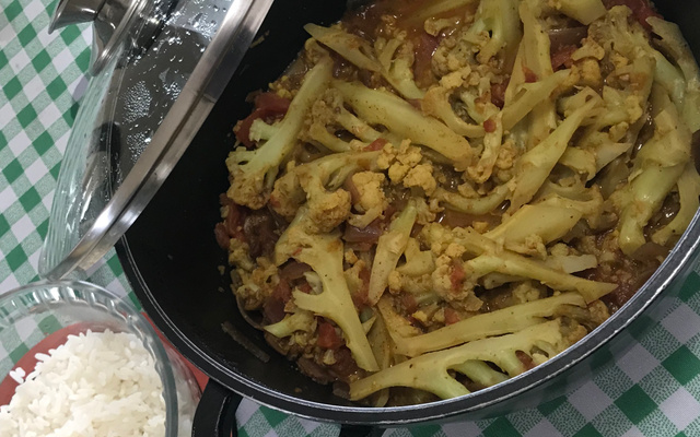 Couve Flor à moda Tailandesa