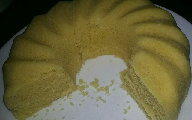 Bolo de fubá para microondas