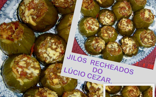 Jilós recheados do Lúcio Cezar