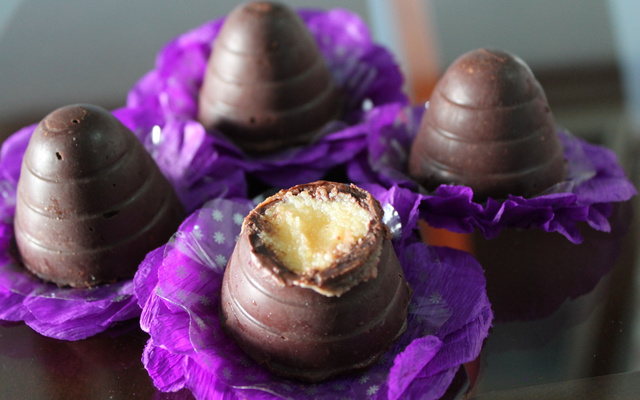 Trufa de gelatina de maracujá