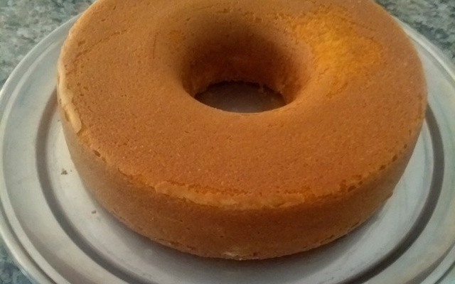 Bolo de fubá cozido