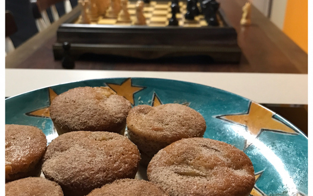 Bolo de maçã e canela