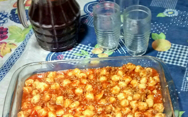 Nhoque de mandioquinha