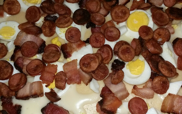 Massa de pizza de liquidificador