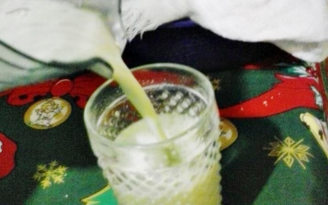 Suco de couve com laranja