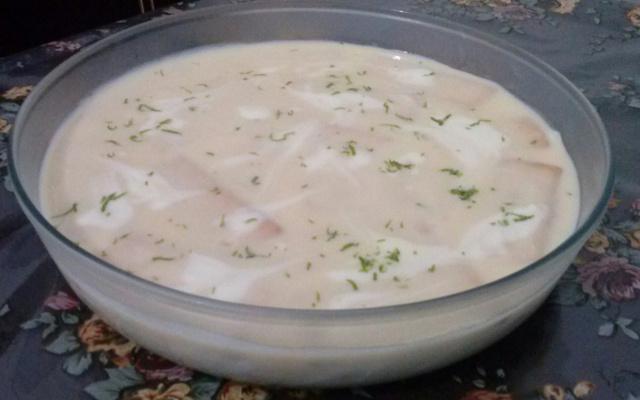 Pavê rápido de limão e brigadeiro branco