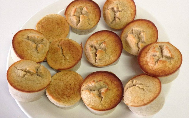 Cupcake proteico de aveia fit