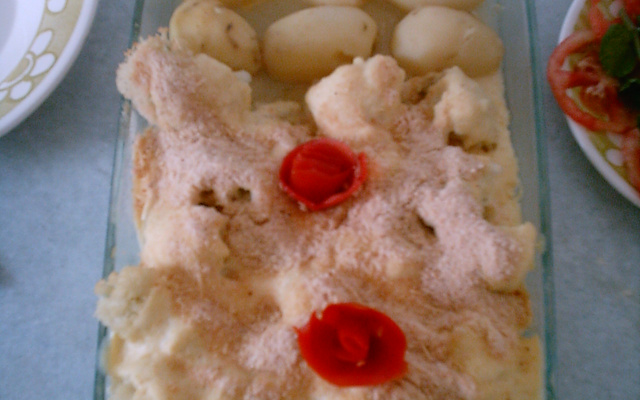 Couve - flor gratinada