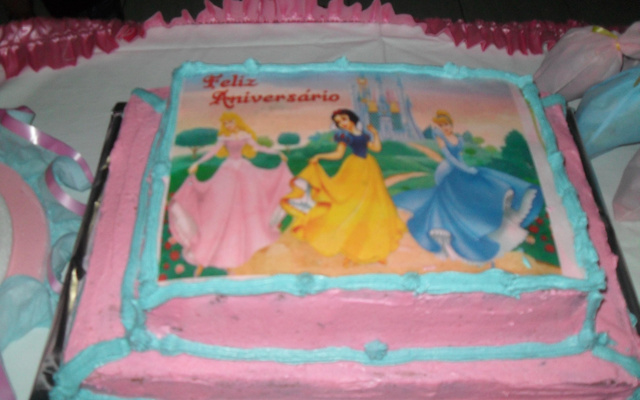 Cobertura de bolo de festa