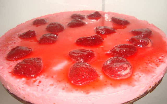 Pudim de iogurte natural