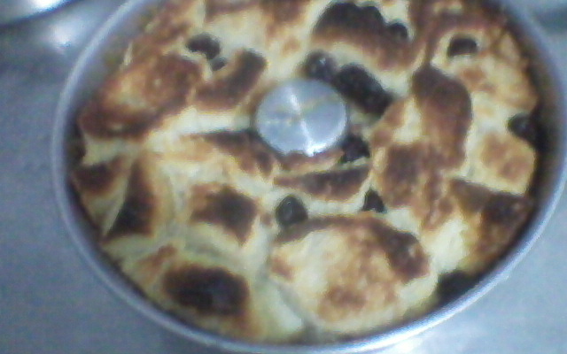 Pudim de pão junino