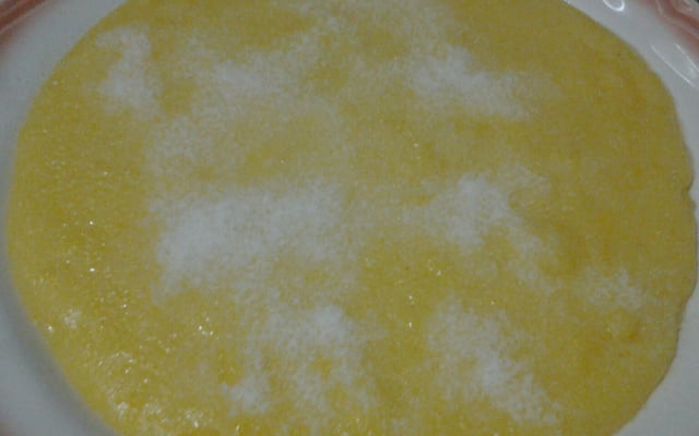 Papa doce de farinha de milho