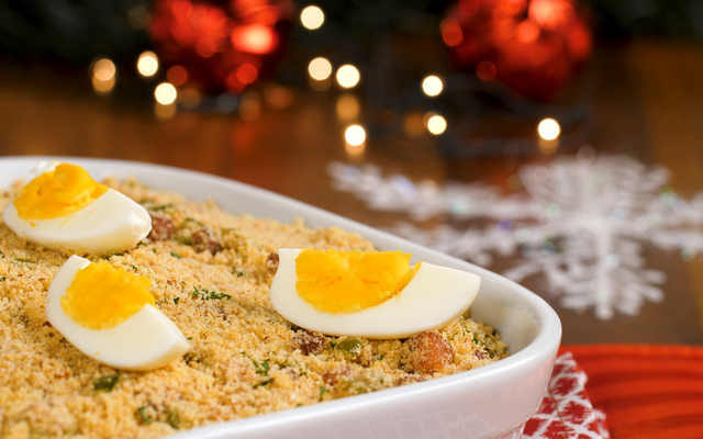 Farofa fácil de Natal