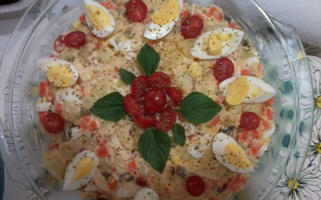 Salada alemã de batatas para churrasco