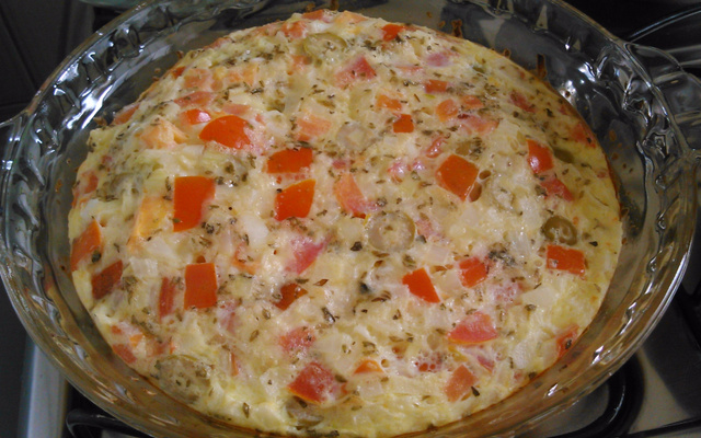 Omelete de forno sem óleo
