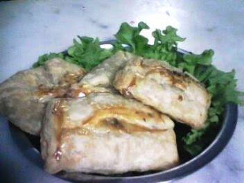 Folhadinho de palmito Natalino