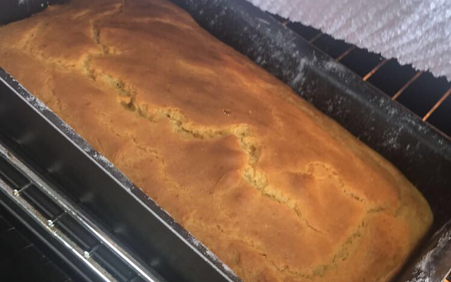 Pão sem glúten com farinha de arroz