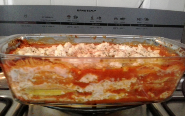 Lasanha de abobrinha light