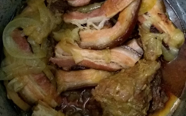 Costela na panela de pressão