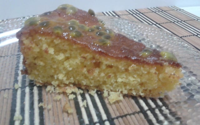 Bolo de maracujá de liquidificador da márcia