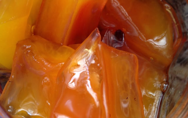 Doce de mamão verde em cubinhos