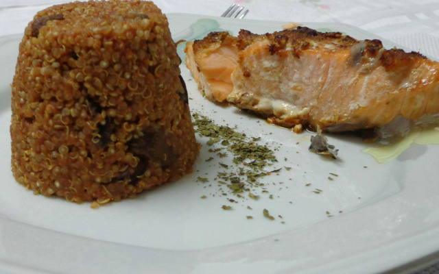 Quinoa ao molho funghi