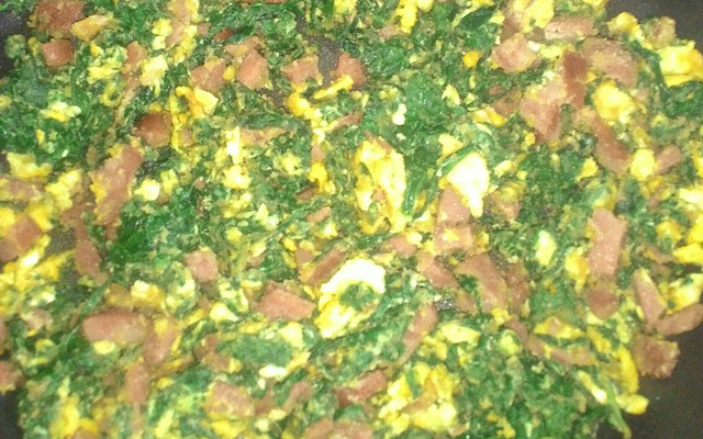 Farofa de taioba da vovó