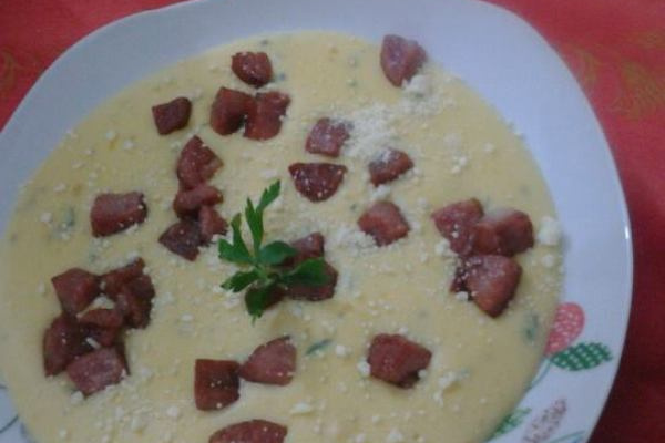 Caldo de mandioquinha cremoso