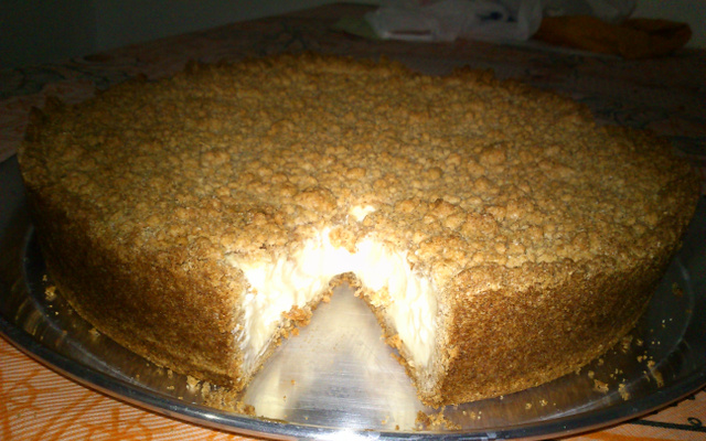 Farofa e recheio para cucas