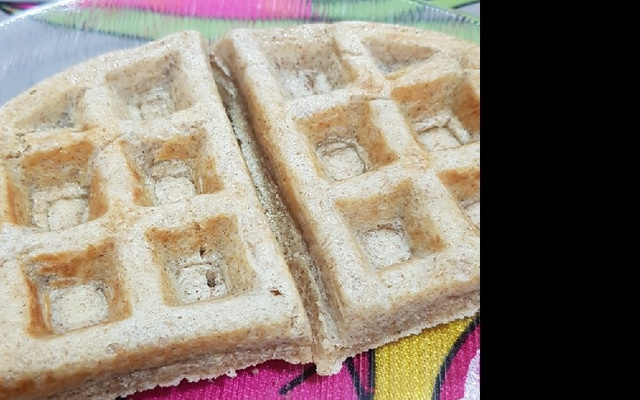 Waffle tradicional salgado