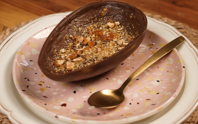 Ovo de Páscoa Trufado de Caramelo Salgado