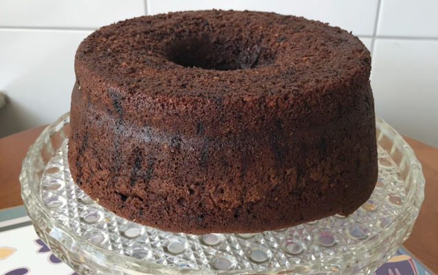 Bolo de café solúvel