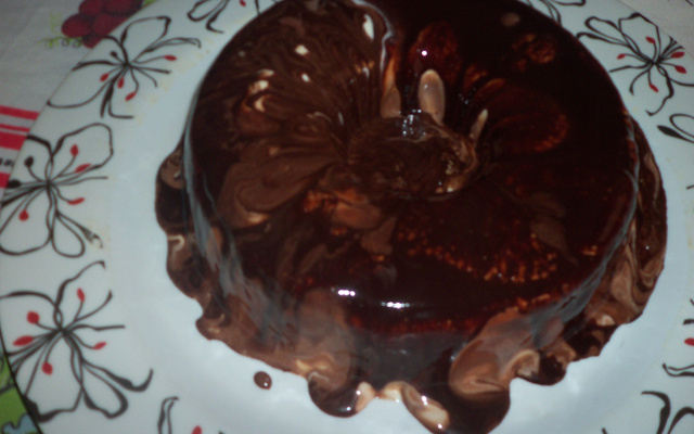 Sorvete pudim cremoso