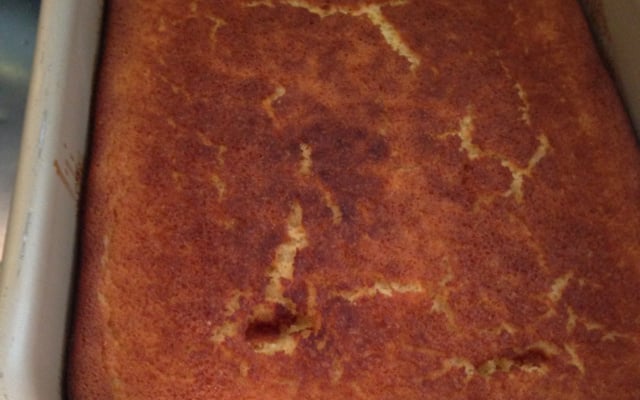 Bolo de milho verde com queijo