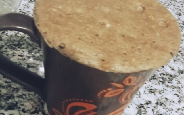 Bolo de caneca fitness