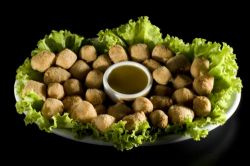 Provolone empanado aperitivo