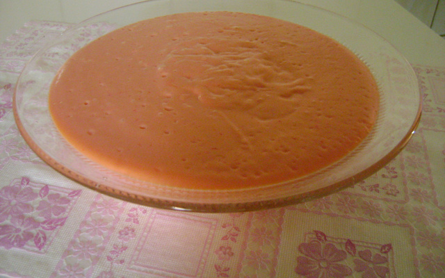 Mousse de mamão papaia